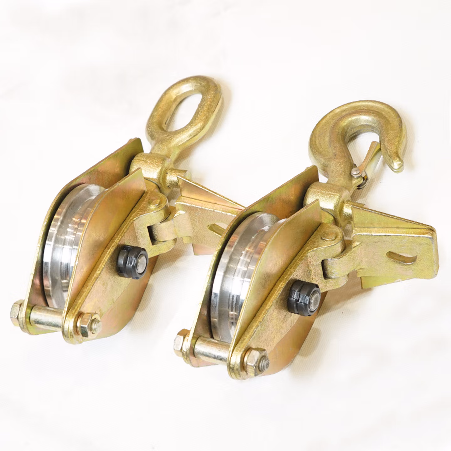 电力起重滑车滑轮电缆滑车滑轮吊环滑轮组全钢轴承 吊环型5吨