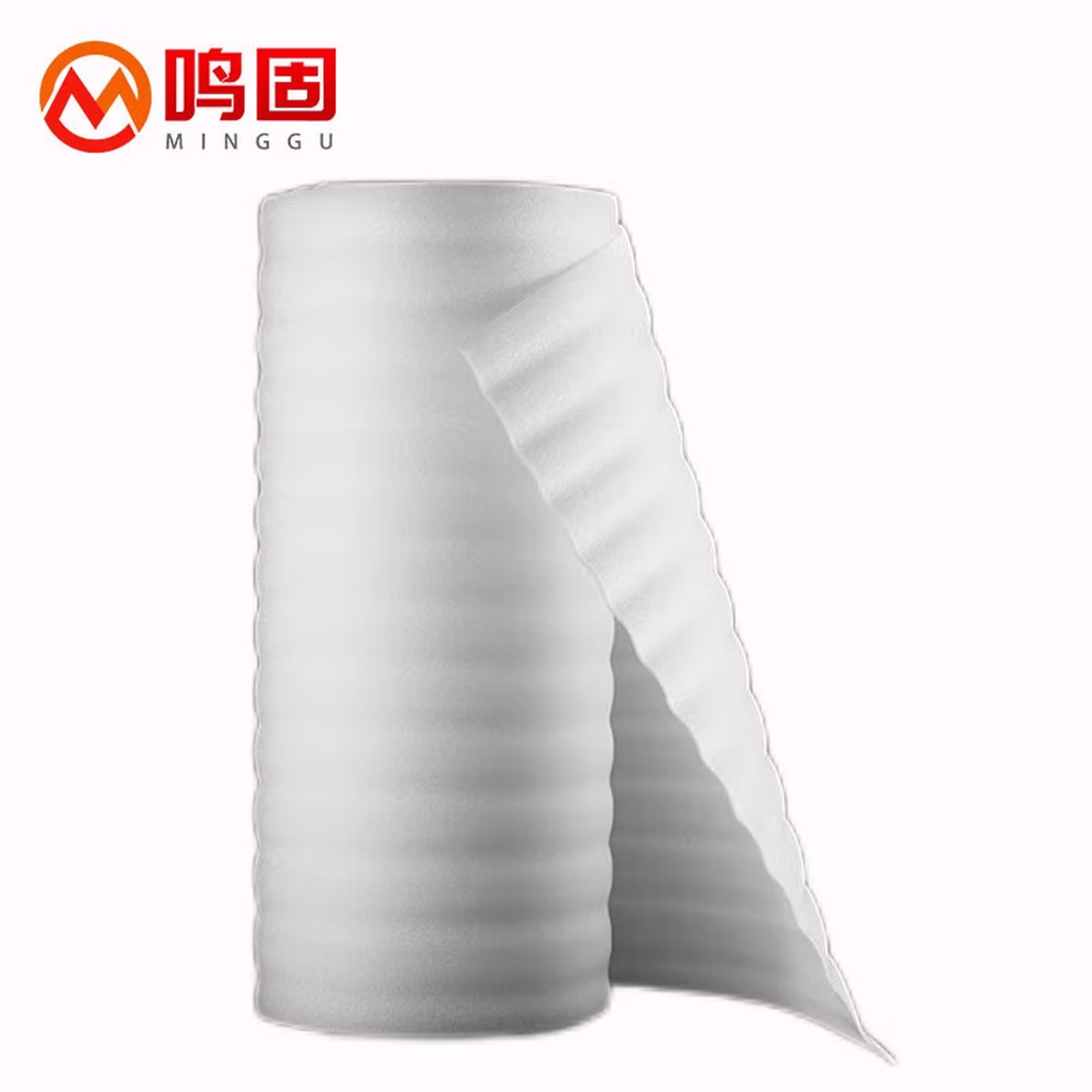 鸣固 epe珍珠棉 气泡膜包装软泡沫棉发泡膜气泡填充棉打包防震棉1公斤 厚2mm