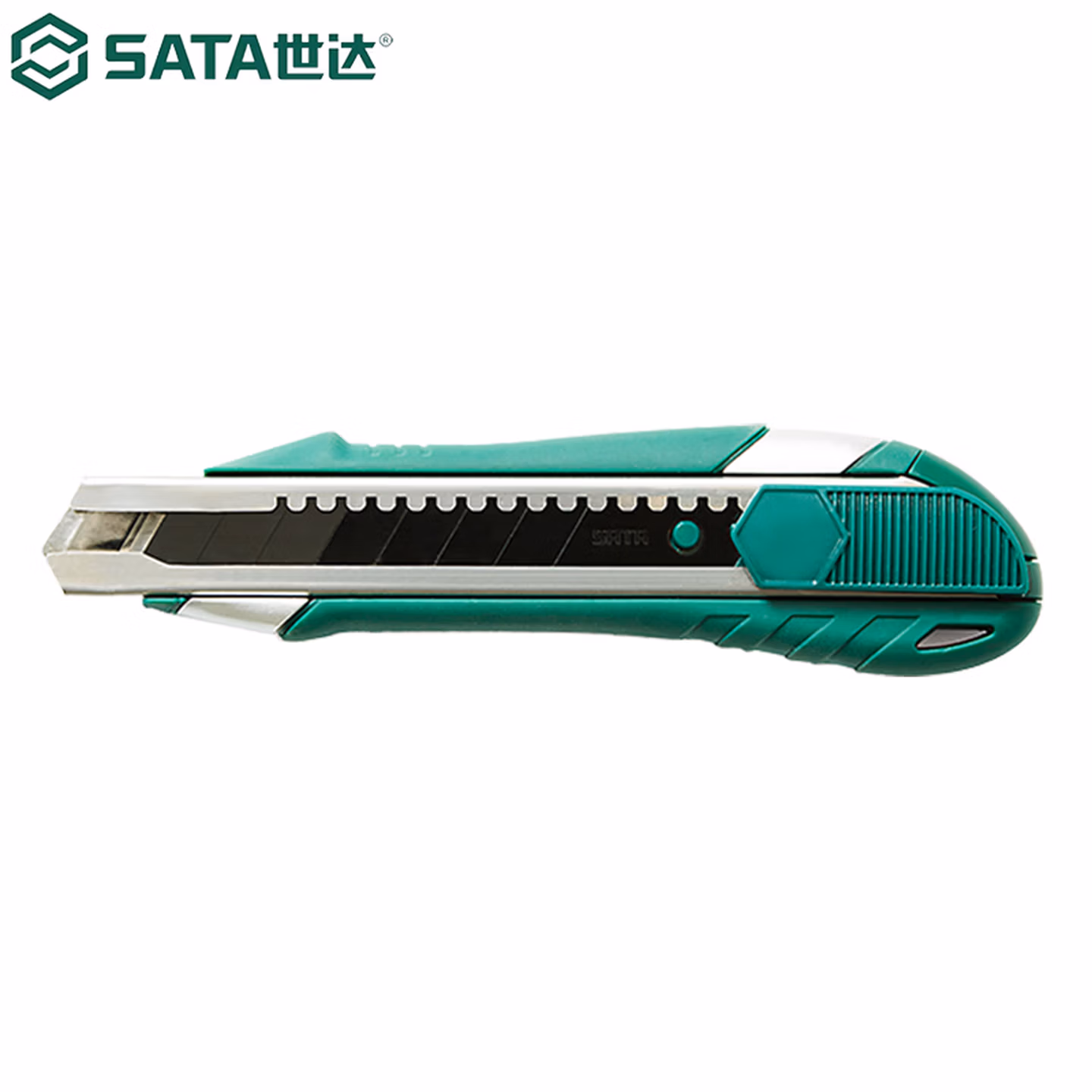 世达（SATA）美工刀工具大小号多功能裁纸刀壁纸刀墙纸刀9mm锌合金美工刀056