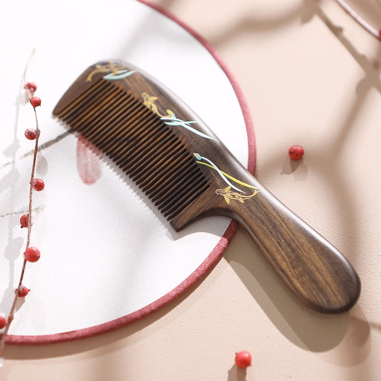 谭木匠 自在锦鲤 沉贵宝木梳子礼盒 双重优惠折后￥119