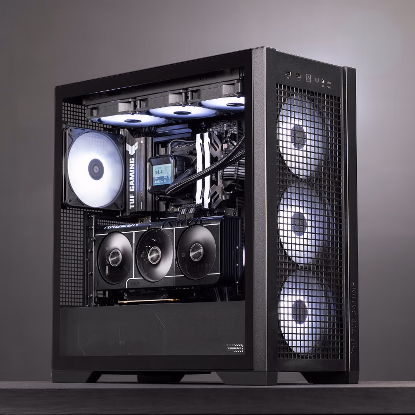 华硕（ASUS）TUF GAMING GT302 装备库机箱 黑色 背置BTF 