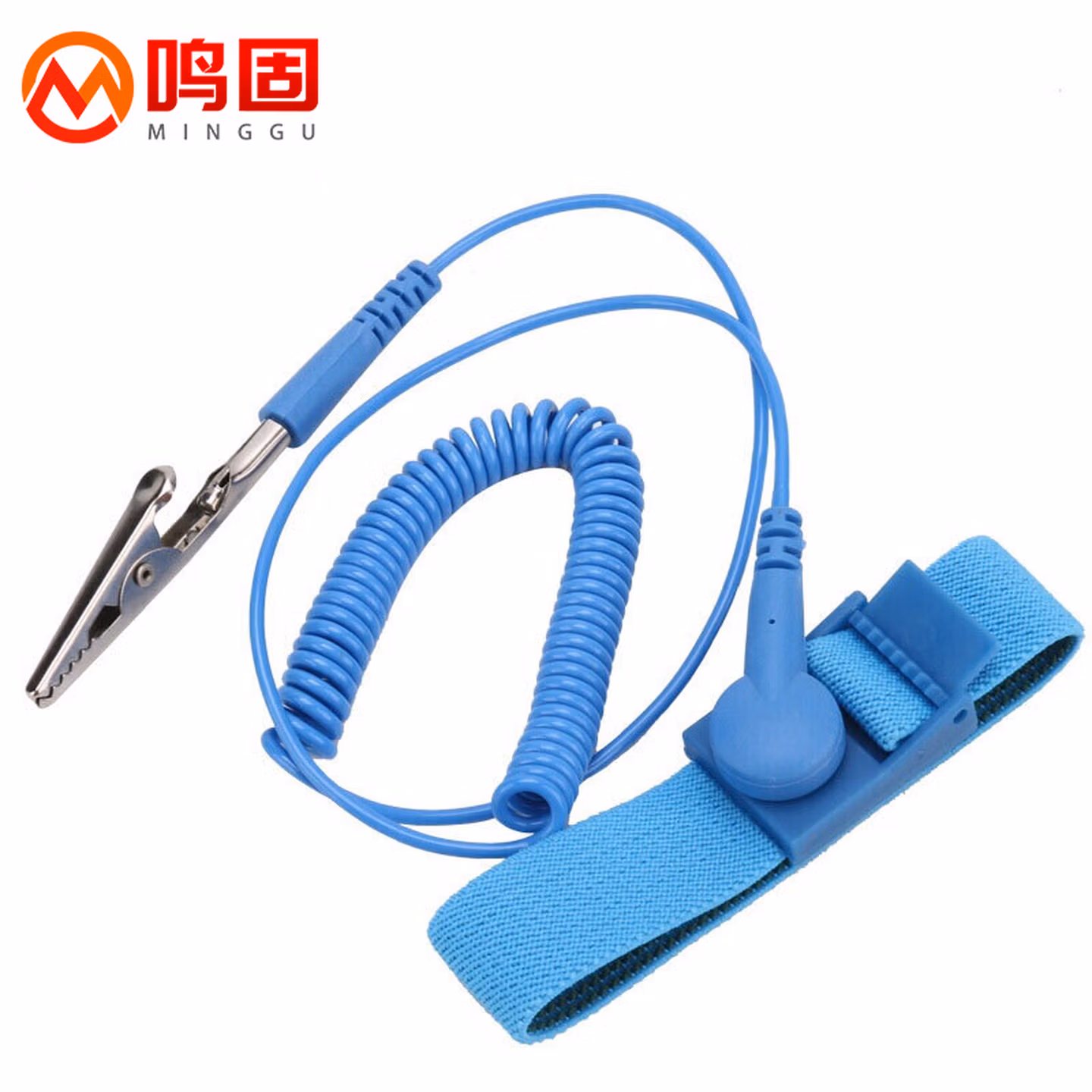 鸣固 防静电手环无线有线LEKO盒装人体去静电消除1.8米/10个KW71652