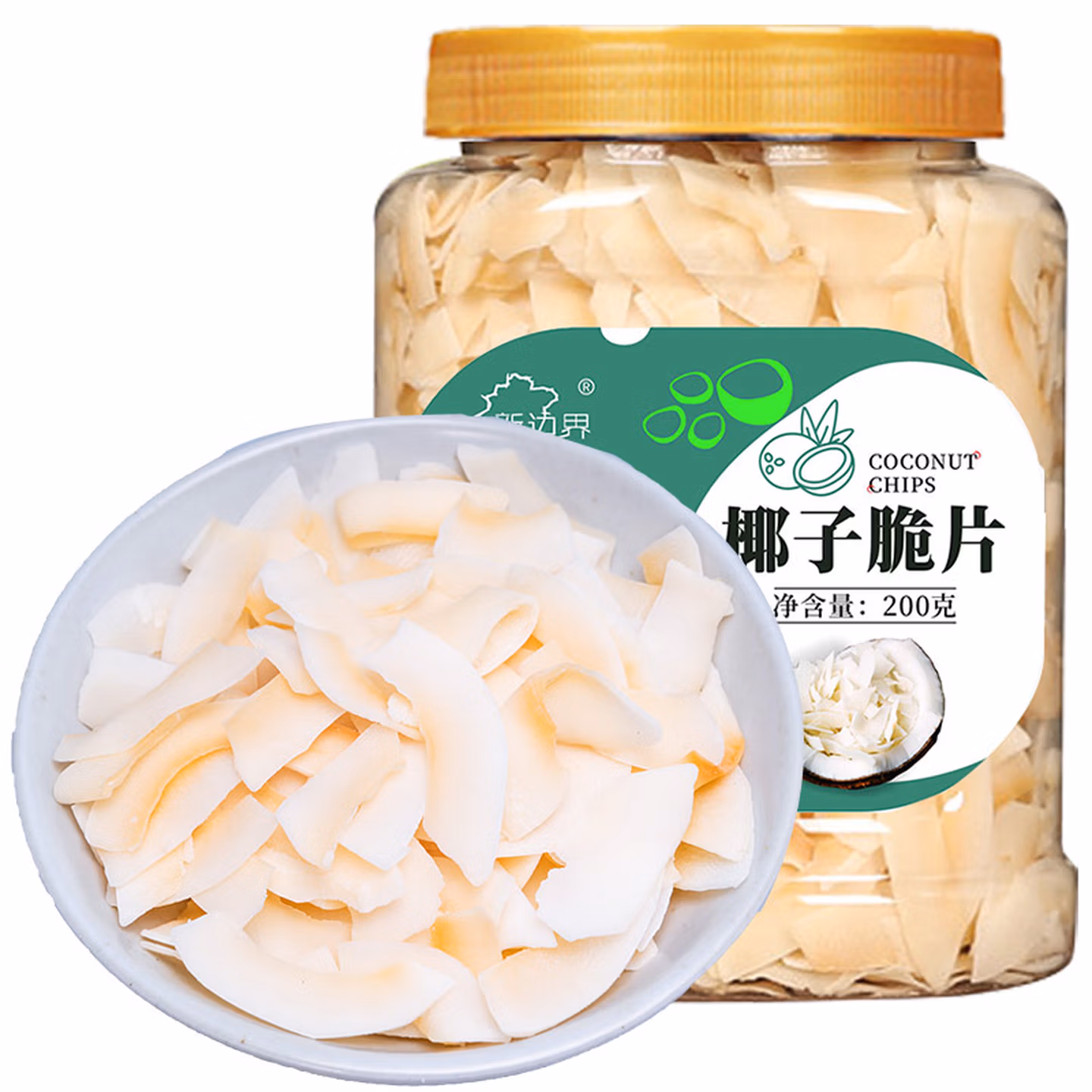 新边界 椰子脆片200g