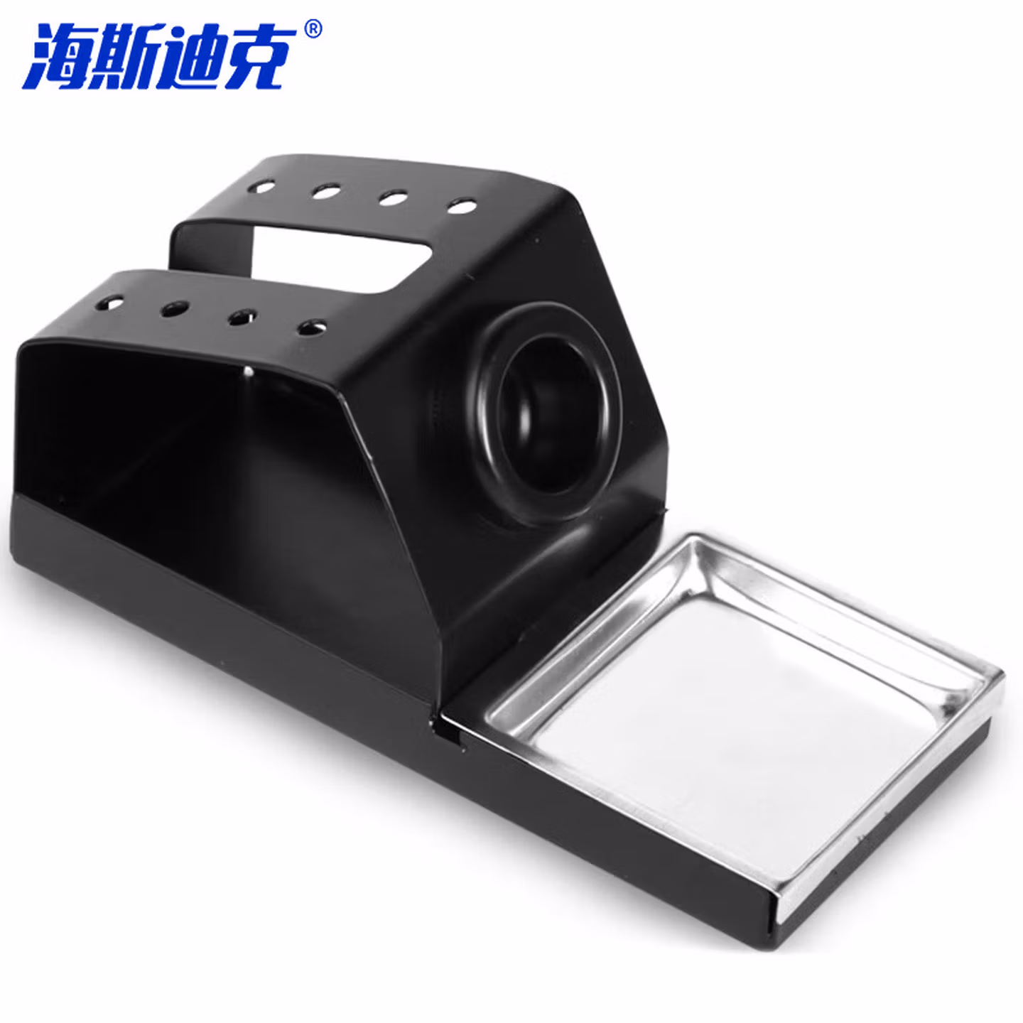 海斯迪克 HKsq-165 手持焊接工具电烙铁架 金属H型烙铁支架 电烙铁插架方