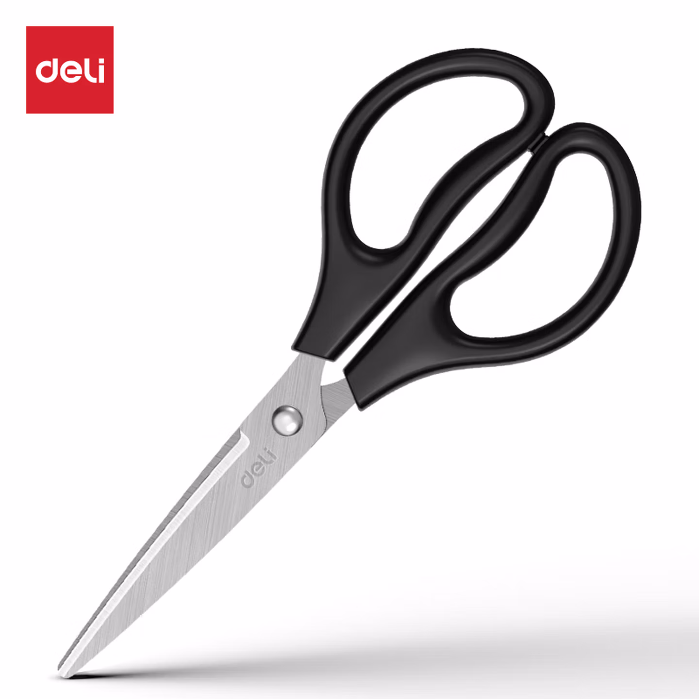 得力(deli)180mm办公生活家用剪刀 中号剪子手工剪纸刀【大手柄 更舒适】