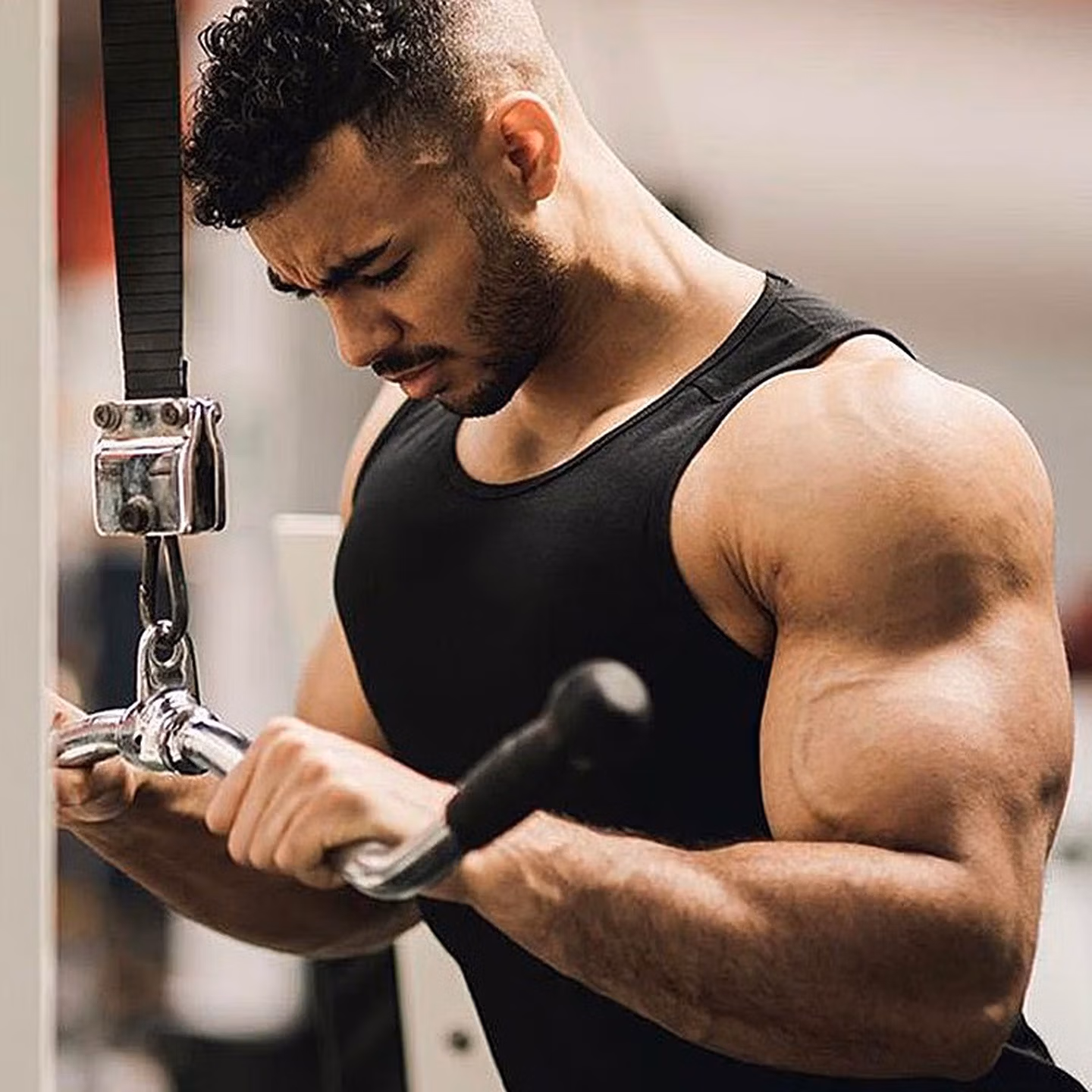 Muscle Fitness Brothers Summer Sleeveless Sports Vest, Men's Quick Dry Running Training Elastic Breathable Tights_viptrois.com