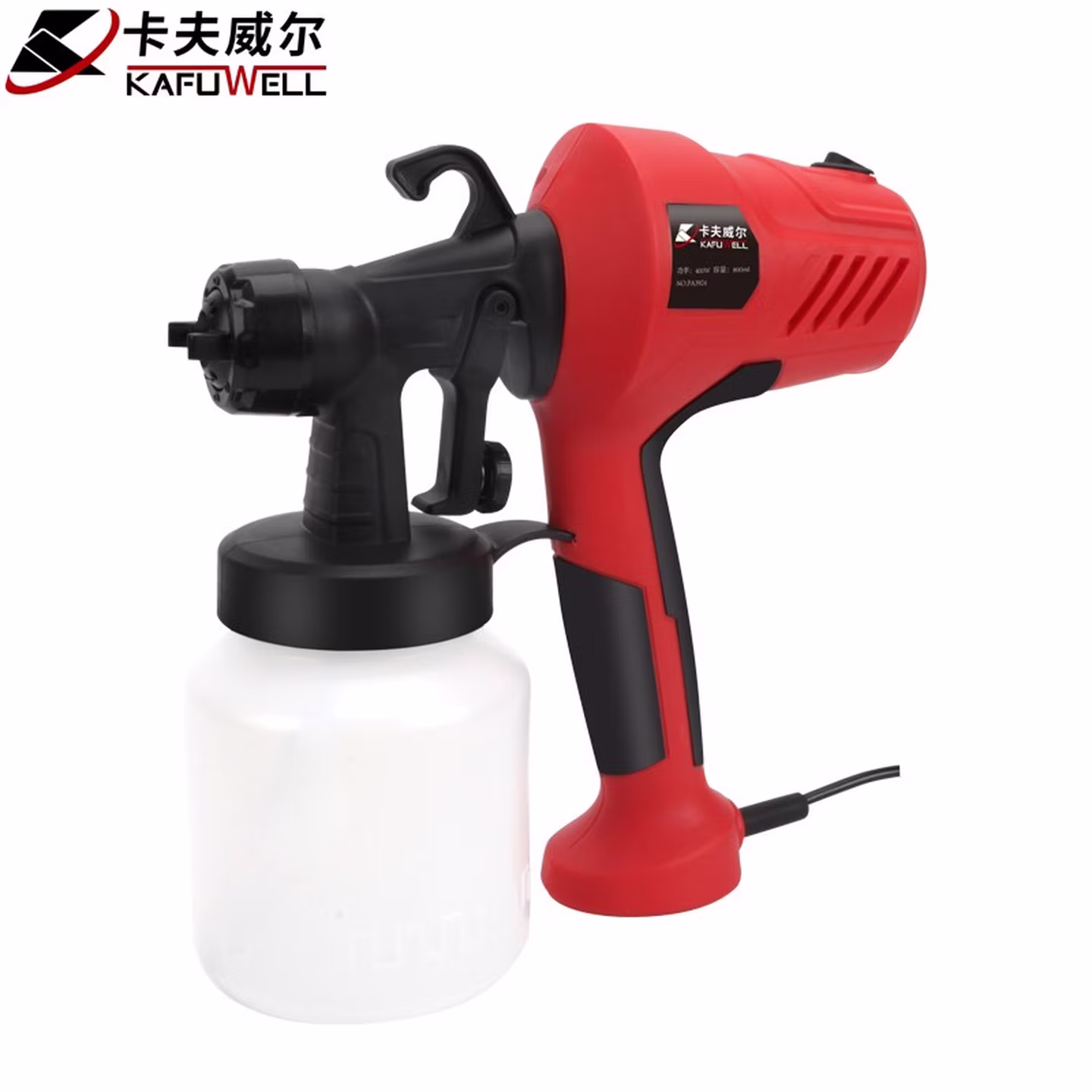 卡夫威尔 电动喷漆机 喷枪 乳胶漆喷涂机 喷漆枪油漆涂料雾化汽车墙面喷漆器 40