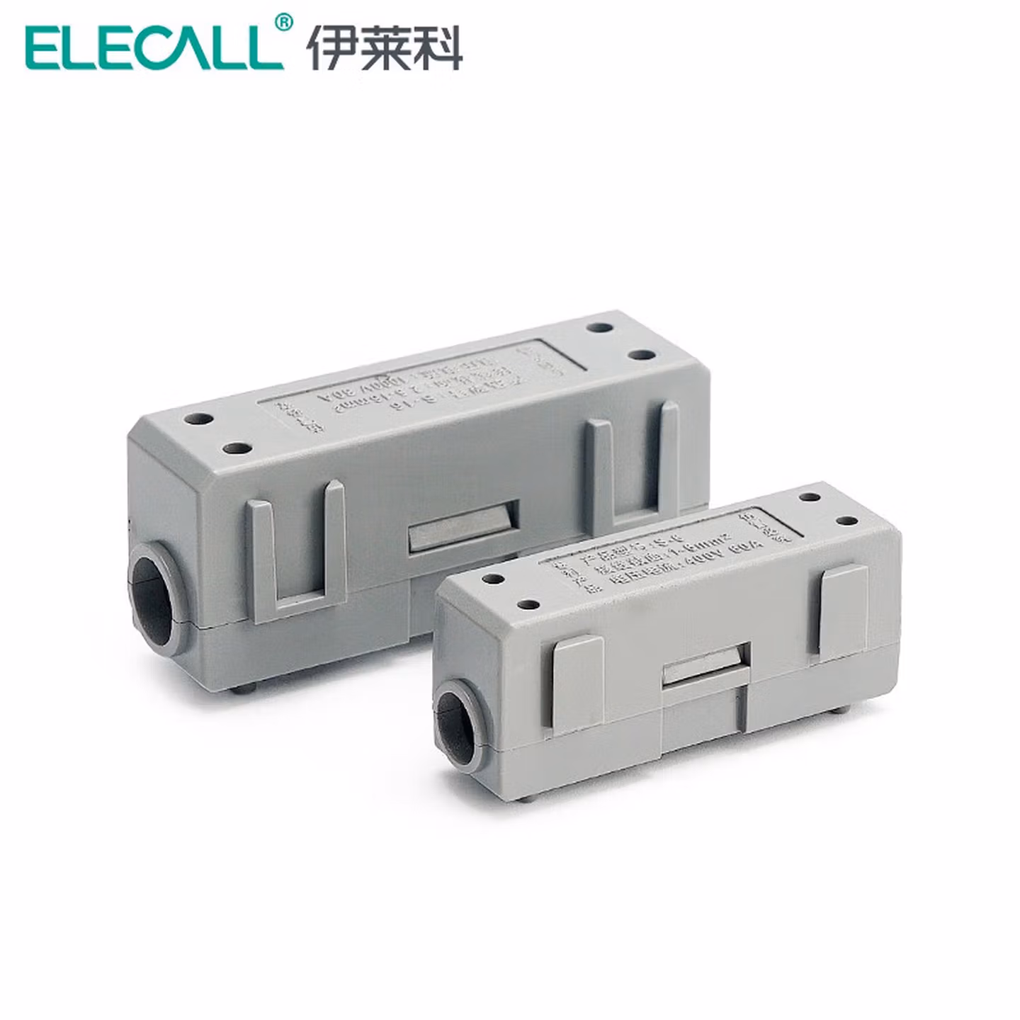 伊莱科（ELECALL） 大功率接线端子电线快速连接器一进一出可拼接式并线接头 