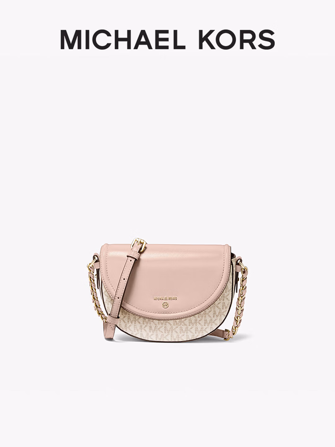 Michael Kors 迈克·科尔斯 Jet Set CHARM 老花半月马鞍包 中号 32T0GT9C6B 双重优惠折后￥620.1