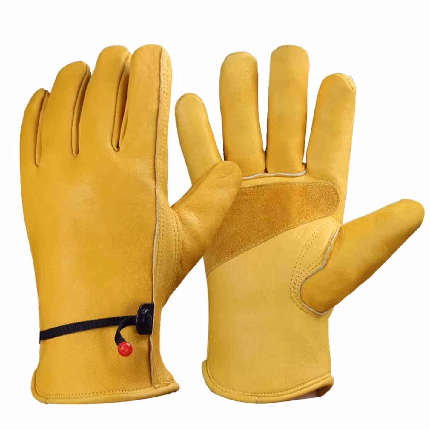 电焊手套牛皮耐高温防烫柔软长款焊工焊接隔热劳保加厚双层左右手 【2只左手】长黄加