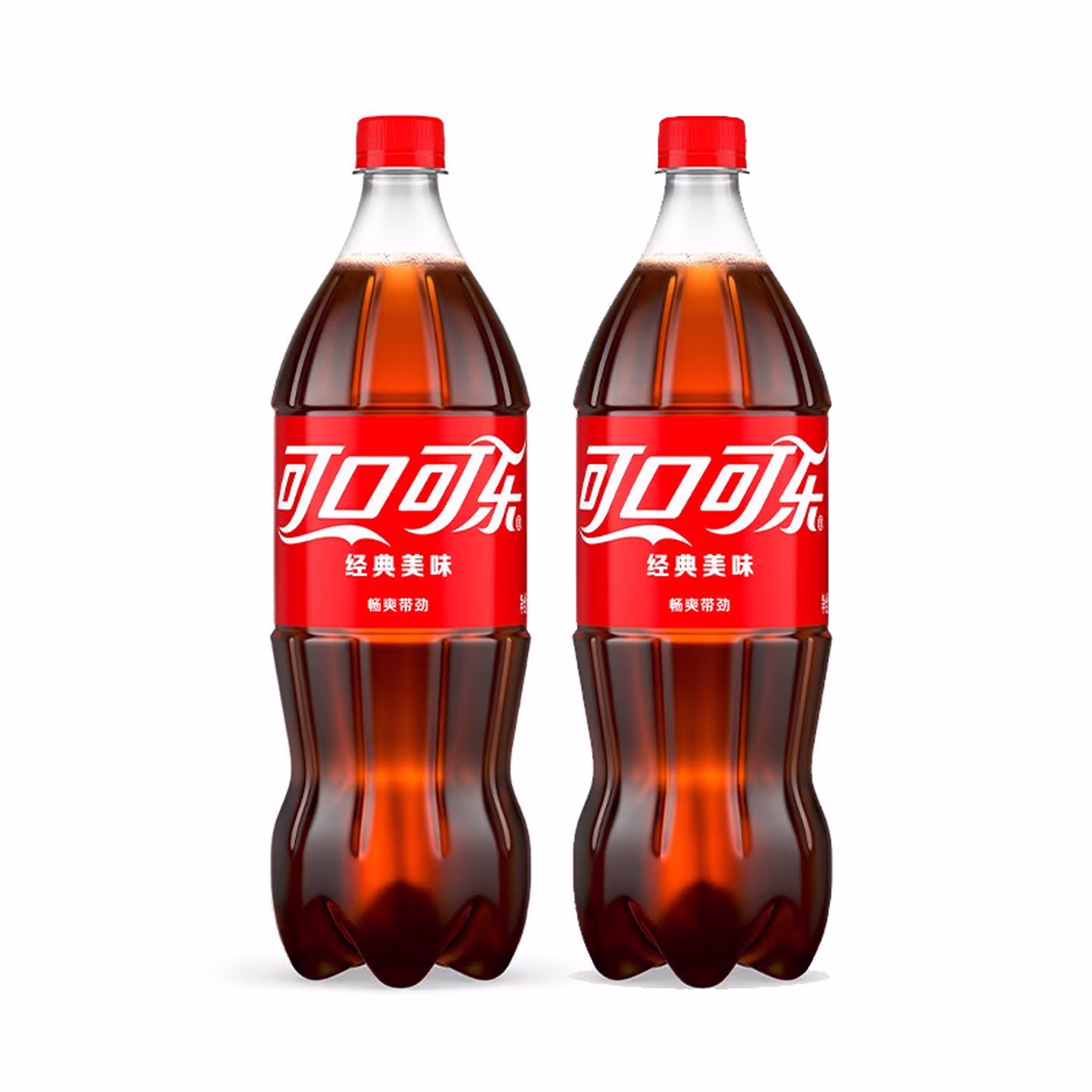 Coca-Cola 可口可乐 碳酸饮料 1L*2瓶大瓶装 ￥4.9包邮