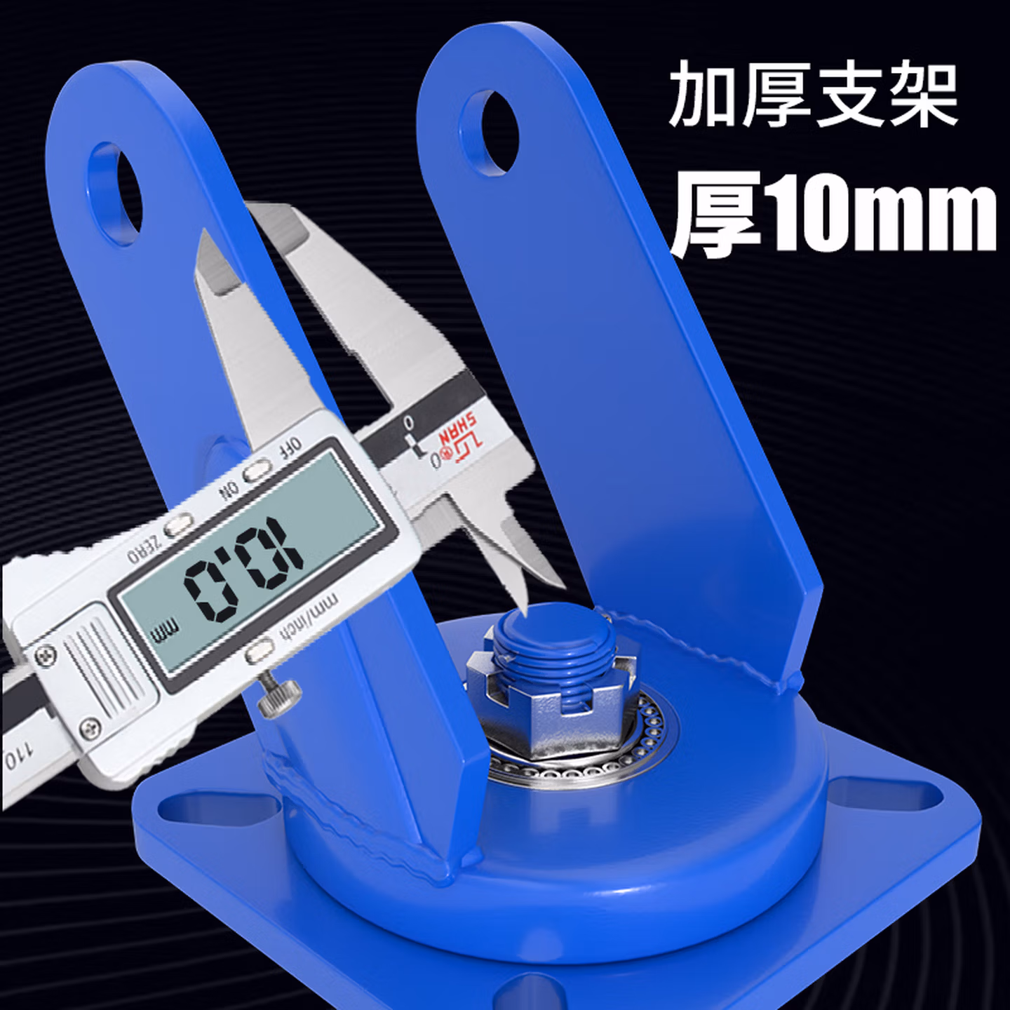 超重型脚轮工业轮子大载重耐磨PU轮手推车脚轮车轱辘-8寸重型聚氨酯铁芯万向轮带刹