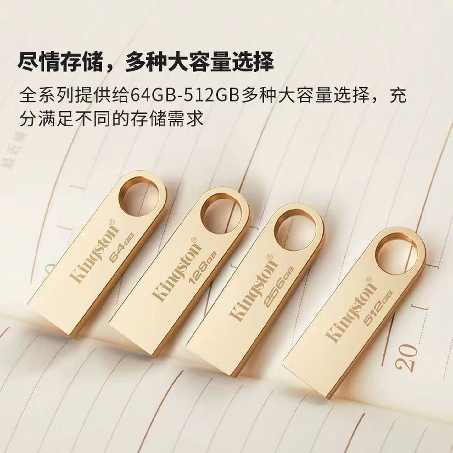 金士顿DTSE9G3金属U盘高速闪存盘手机车载USB3.2办公学生送老师行车记录仪投标 DTSE9G3标准款【220MB/S】 64GB