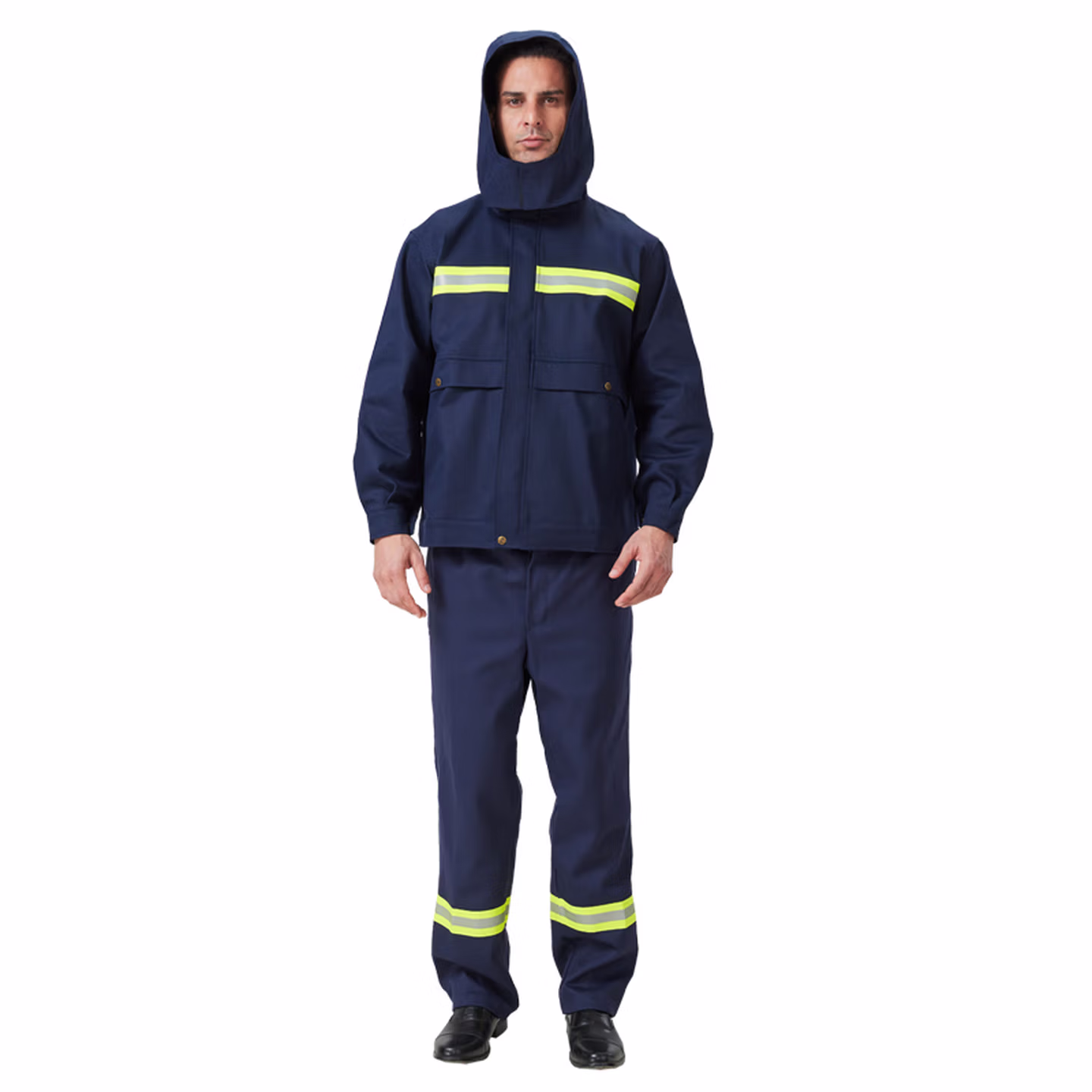 六禄阻燃工作服二保焊电焊工作服MZb级 MZb级阻燃套装 S（165-170）