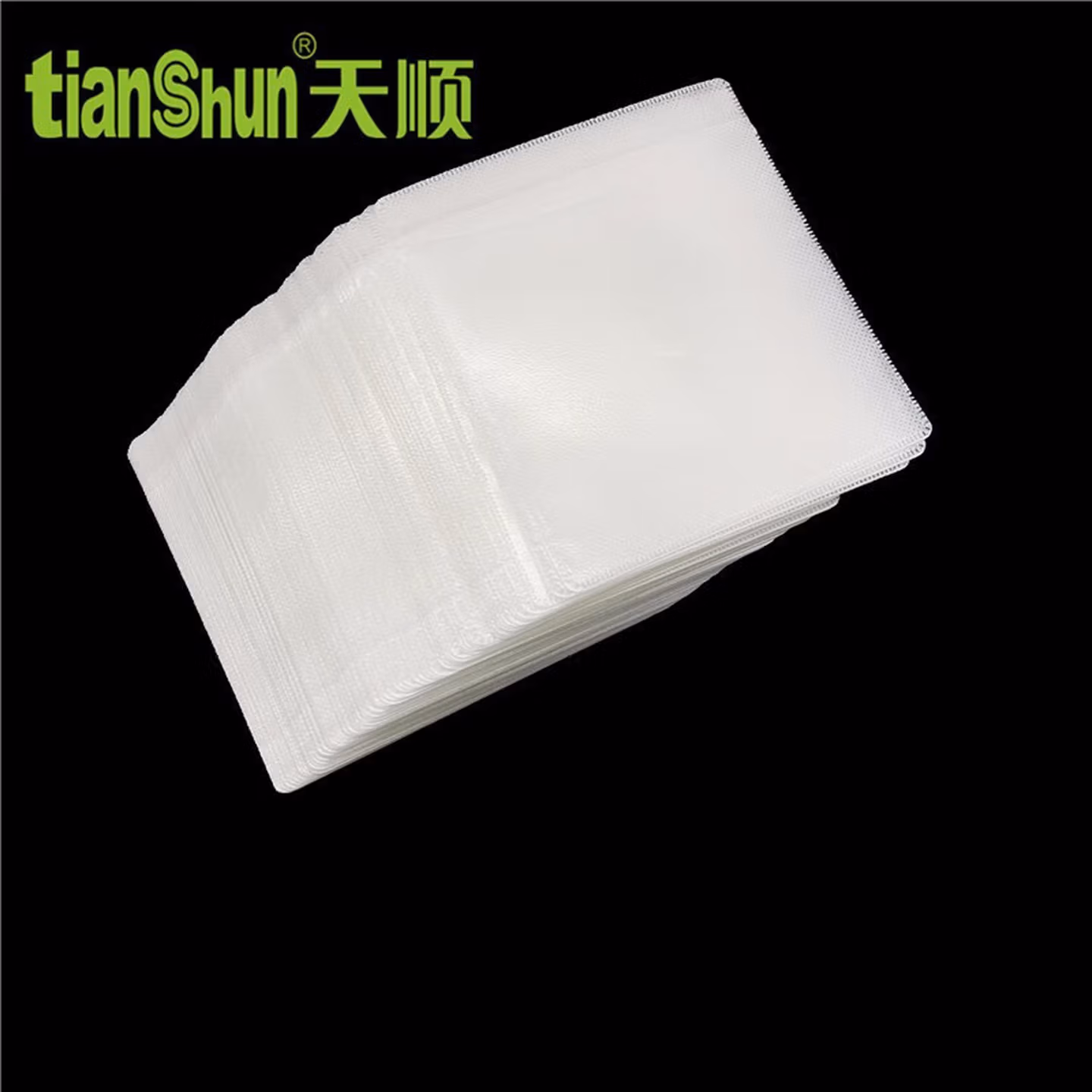 天顺 光盘袋 光盘套光碟套CD盘袋 DVD光碟片袋 双面加厚款100片装