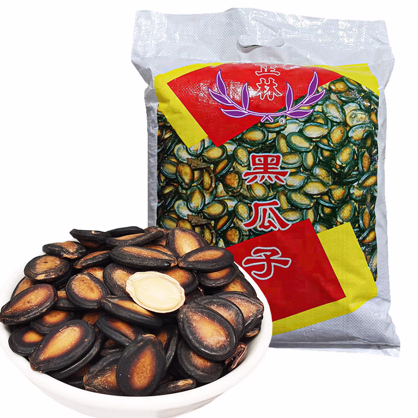 正林 1.5A五香味黑瓜子西瓜子 2500g 京东优惠券折后￥54.9包邮