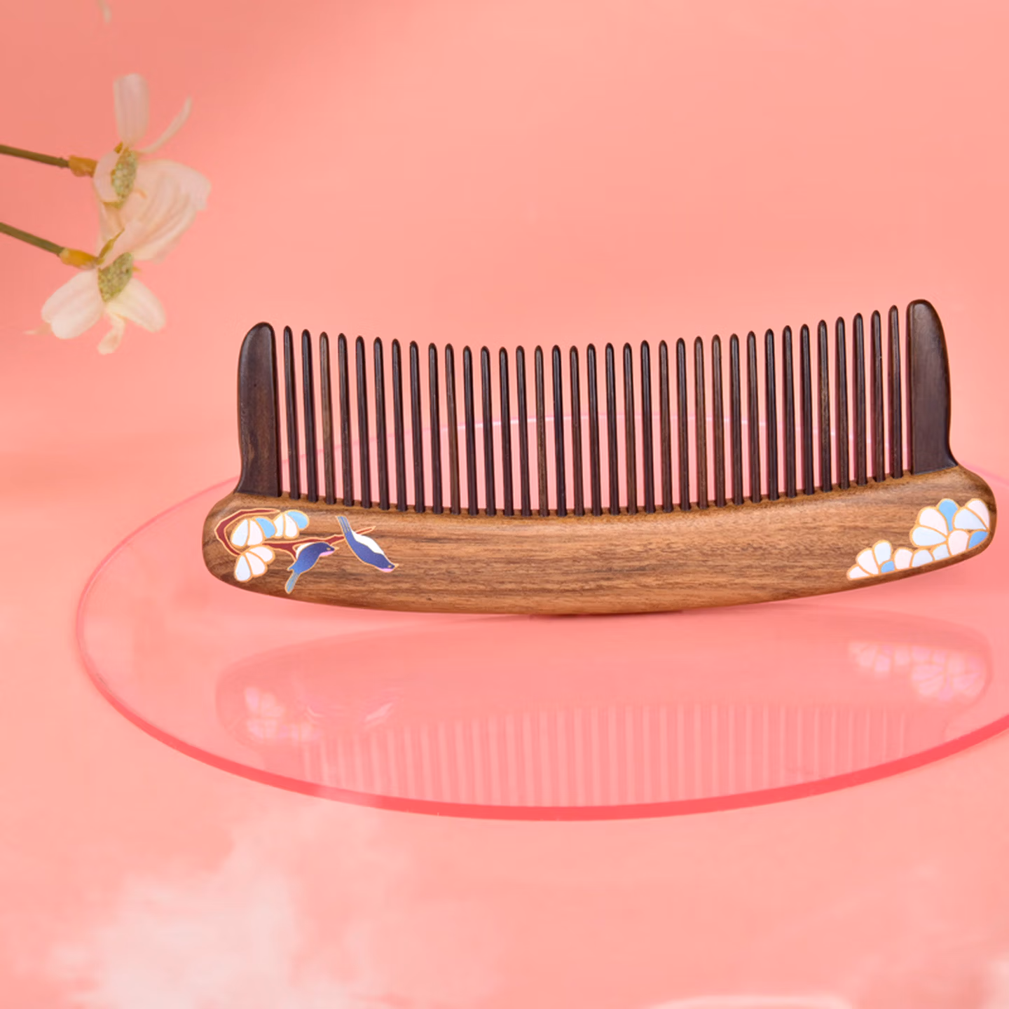 谭木匠 鹊倚枝 沉贵宝木梳子礼盒 国补折后￥139.52