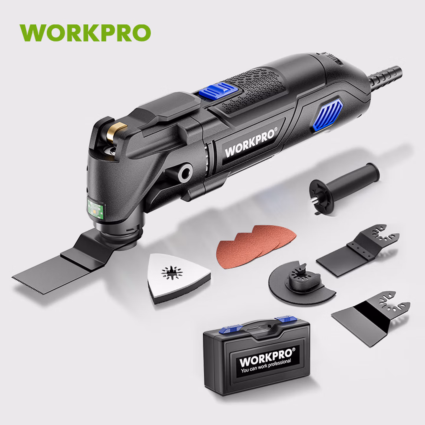 万克宝（WORKPRO）万用宝切割机摆动铲木工开槽机打磨抛光神器家用电锯电铲多功