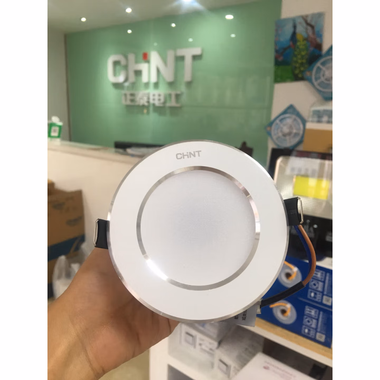 正泰N9LED筒灯78公分3W5W全套客厅吊顶过道天花灯更薄防雾铝塑5W开孔8 