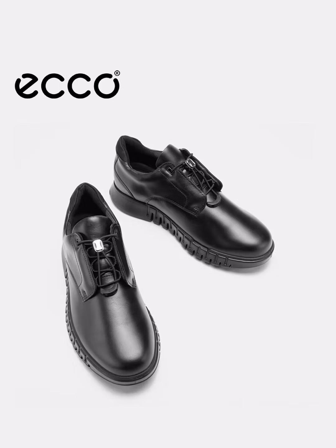 Ecco 爱步 Gruuv Studio灵动混合系列 真皮男式休闲鞋 512324 Plus会员折后￥589.05 两色可选