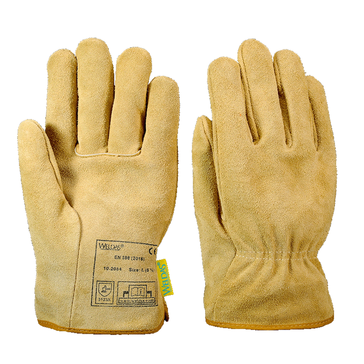 威特仕WELDAS电焊烧焊手套牛皮多功能驾车劳保研磨手套防护耐磨牛皮手套10-2