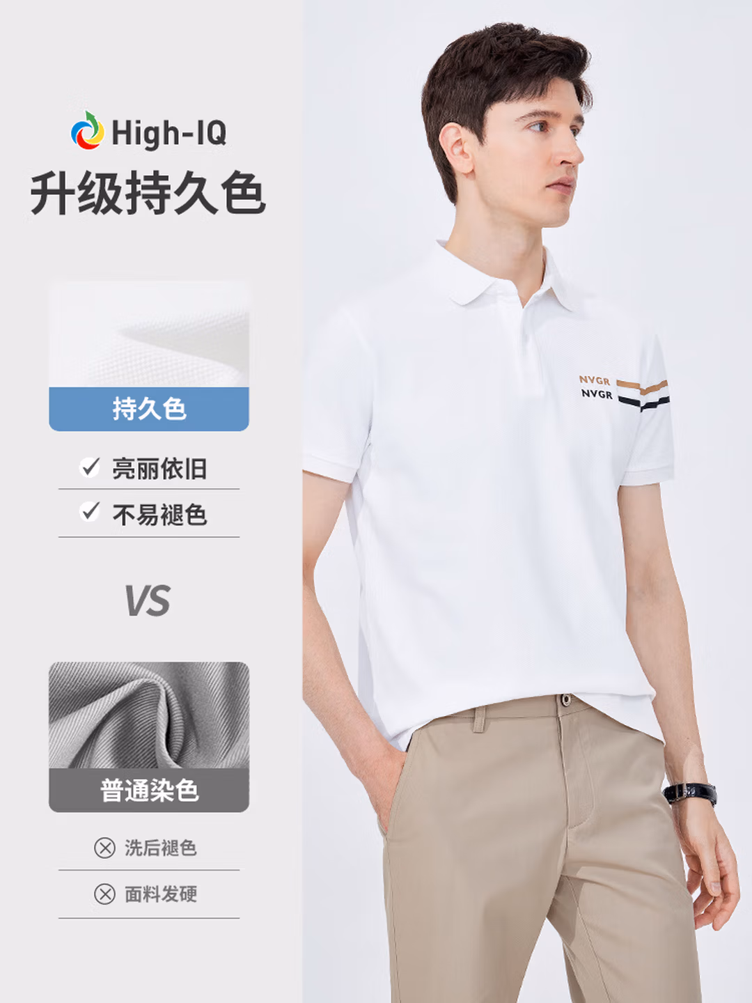 Navigare 意大利小帆船 固色纯棉 男式短袖POLO衫 京东优惠券折后¥124.5 多色可选