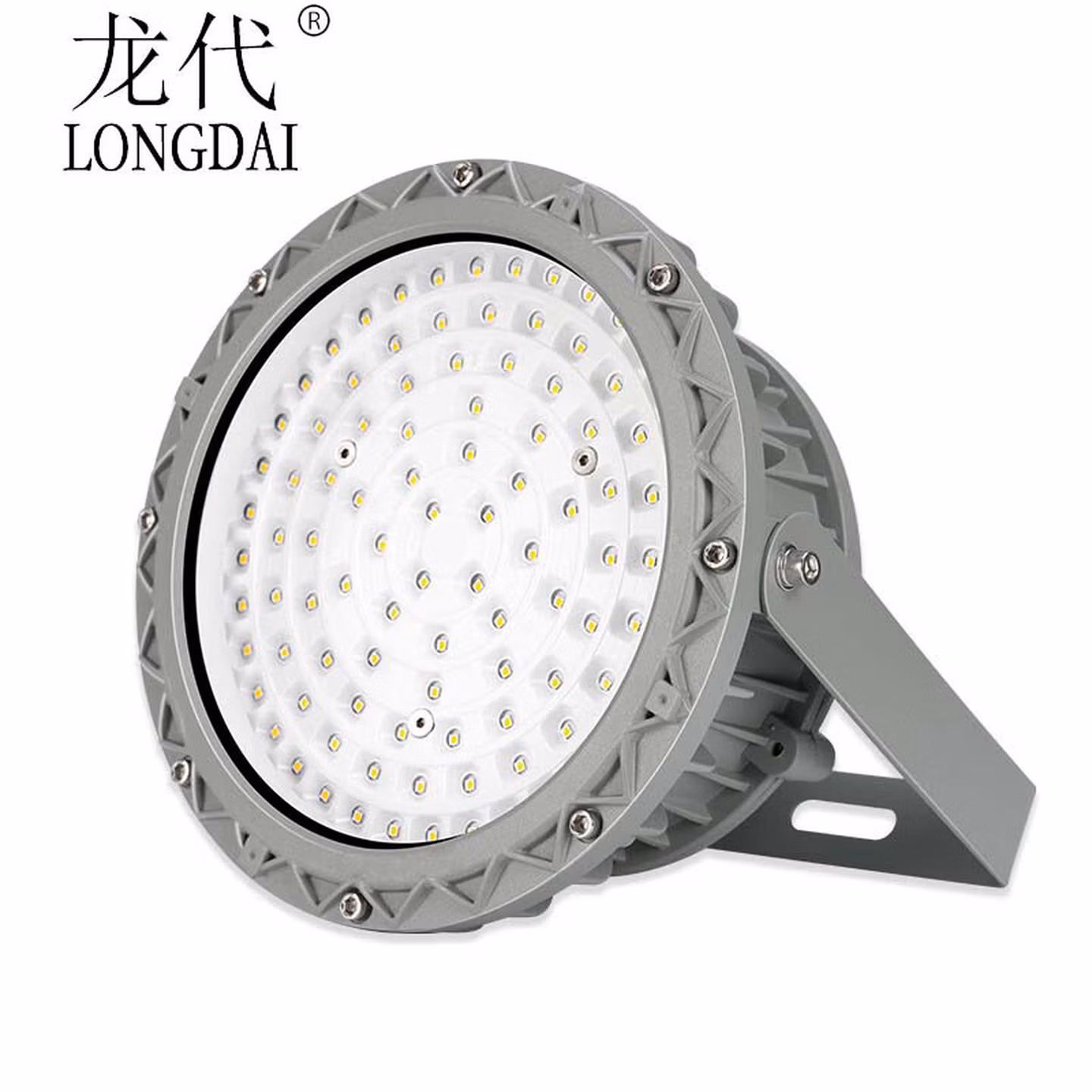 龙代（longdai）LED防爆灯 厂房隧道工业泛光灯加油站照明灯 50W太阳花