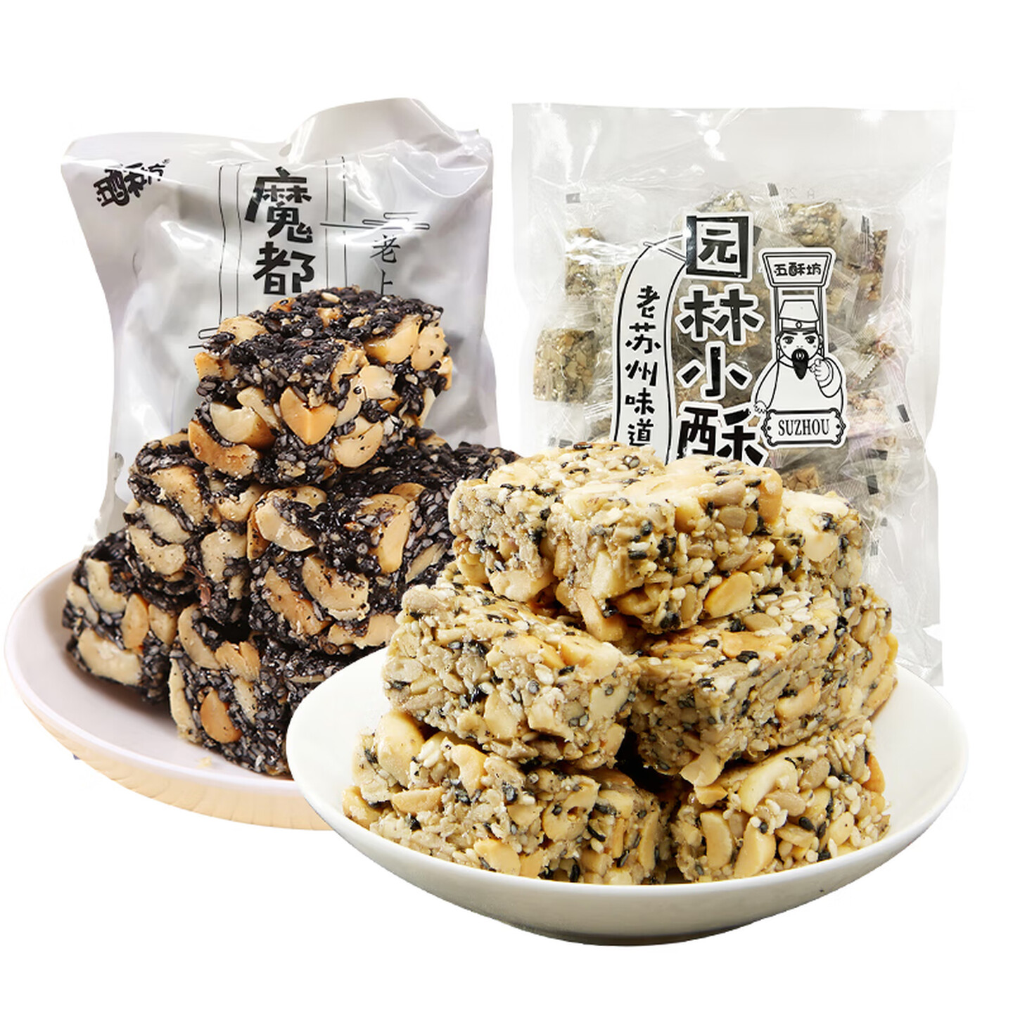黄老五 五酥坊 果仁酥400g/黑芝麻酥400g/花生酥400g 任选2件 京东优惠券折后￥19.9包邮