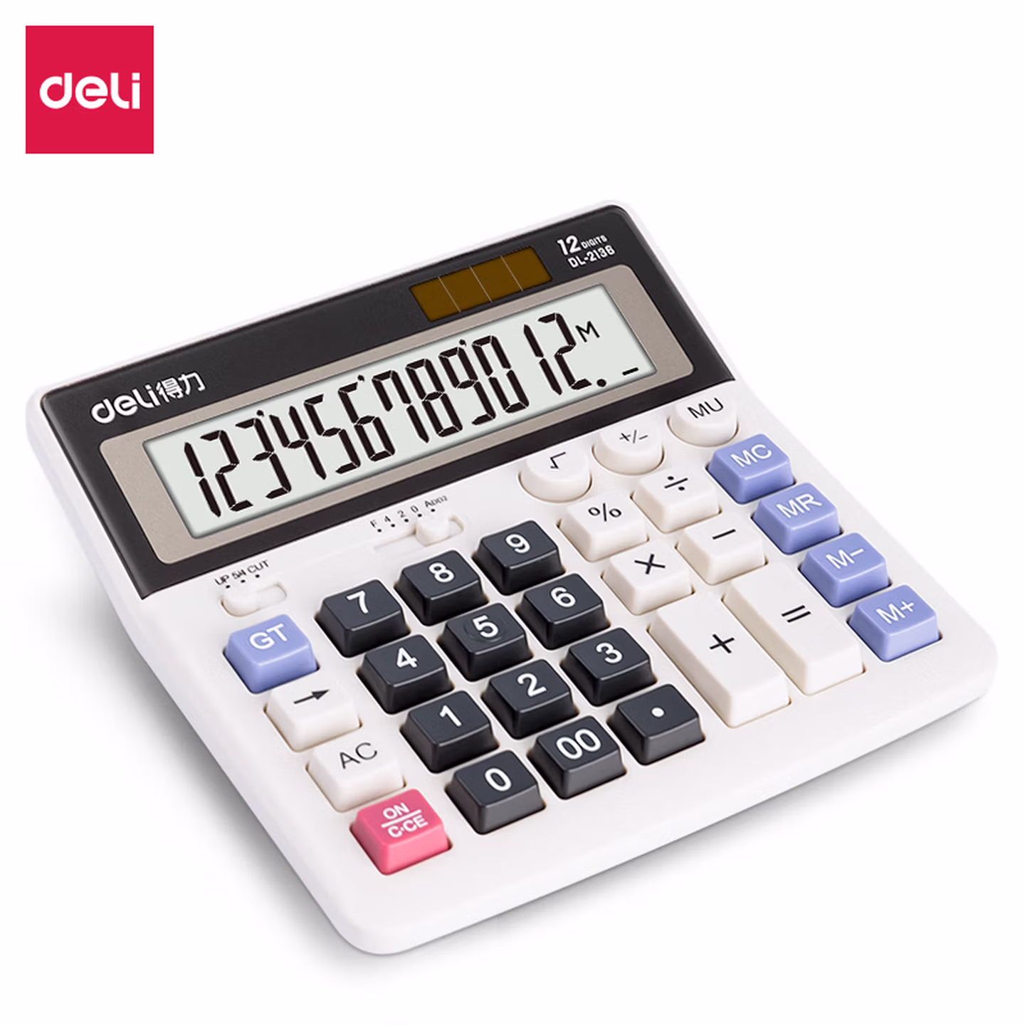 得力	桌面计算器	型号 2136	1	个
