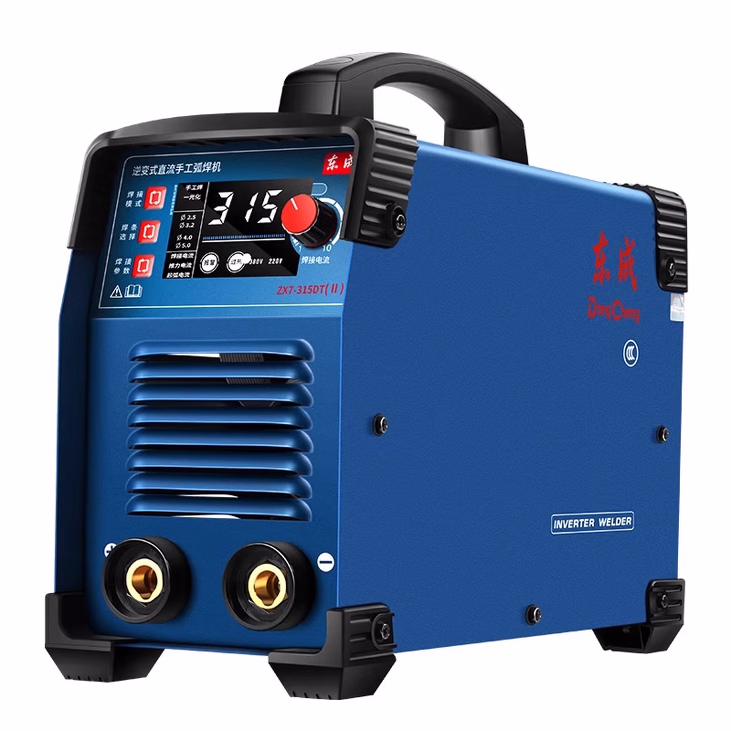 东成电焊机220V家用380V工业级双电压全铜250/315小型便携式焊机 ZX