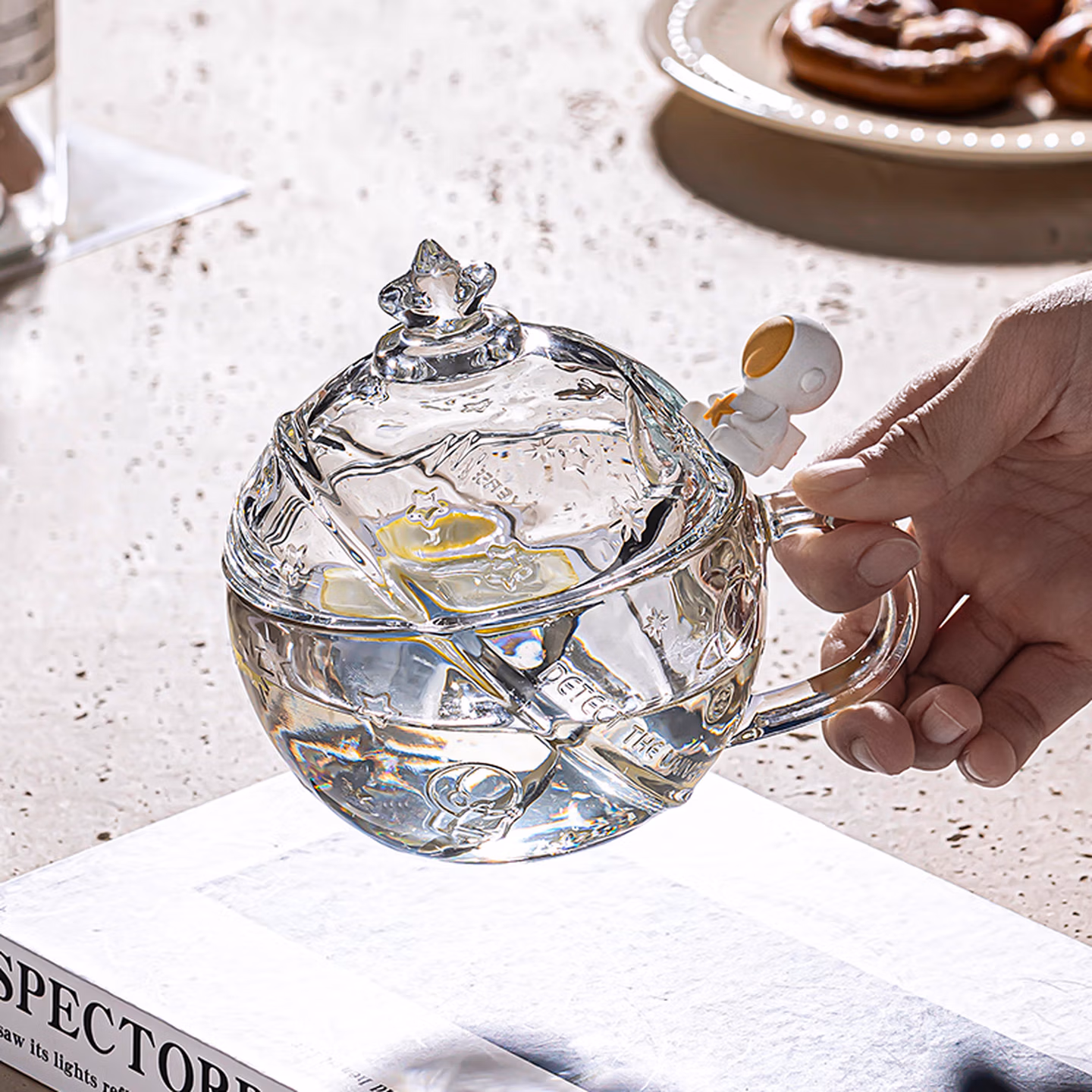 Lovwish 乐唯诗 宇航员星球玻璃杯子 320mL 京东优惠券折后￥8.45包邮