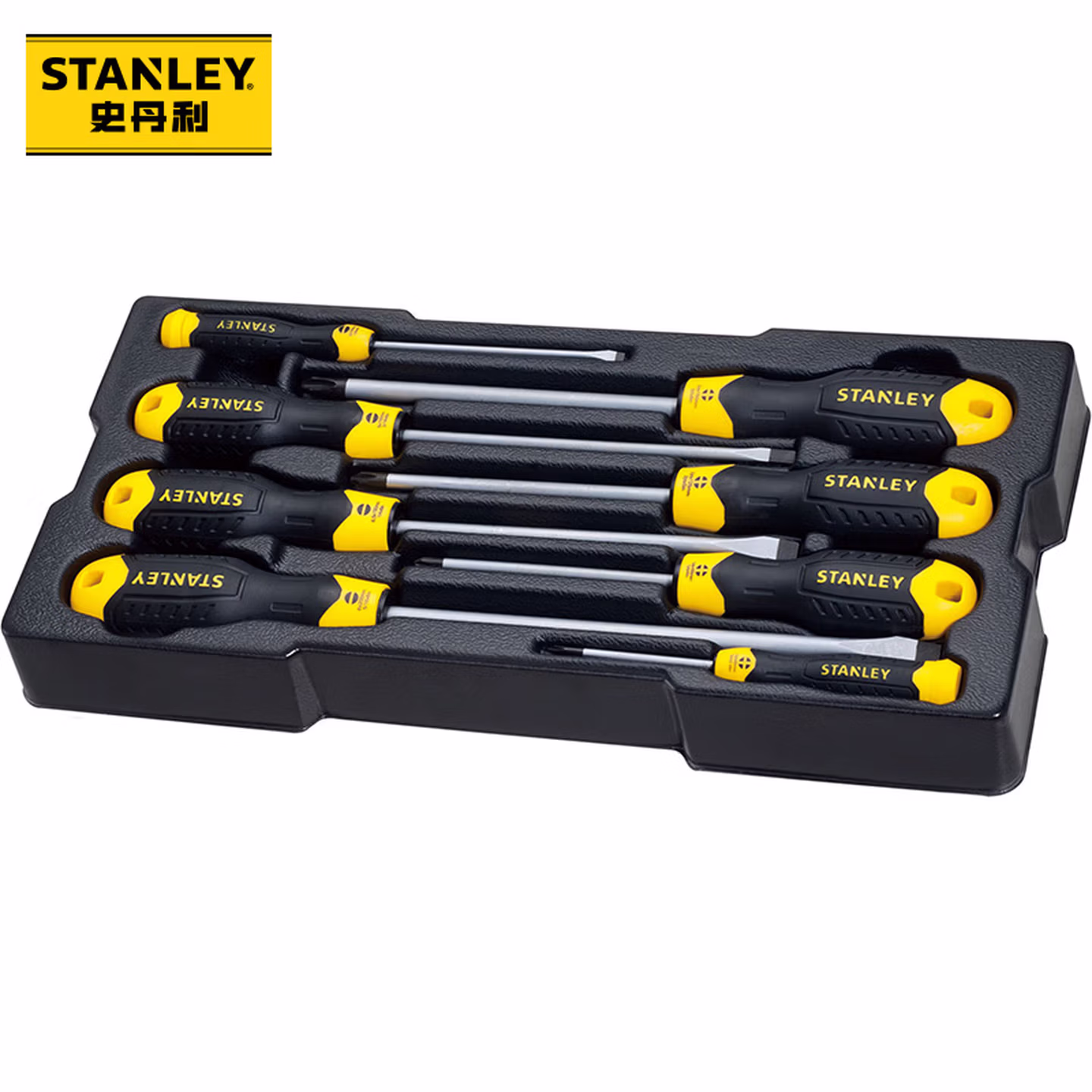 史丹利（STANLEY）STMT74181-8-23  8件强力型螺丝批托盘组套