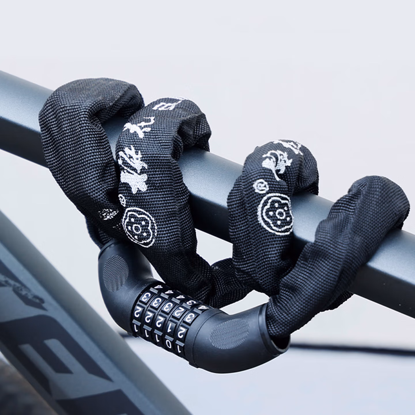 梅花（BLOSSOM）密码锁链条锁双开玻璃门锁自行车锁防盗锁单车锁摩托车锁516-1米