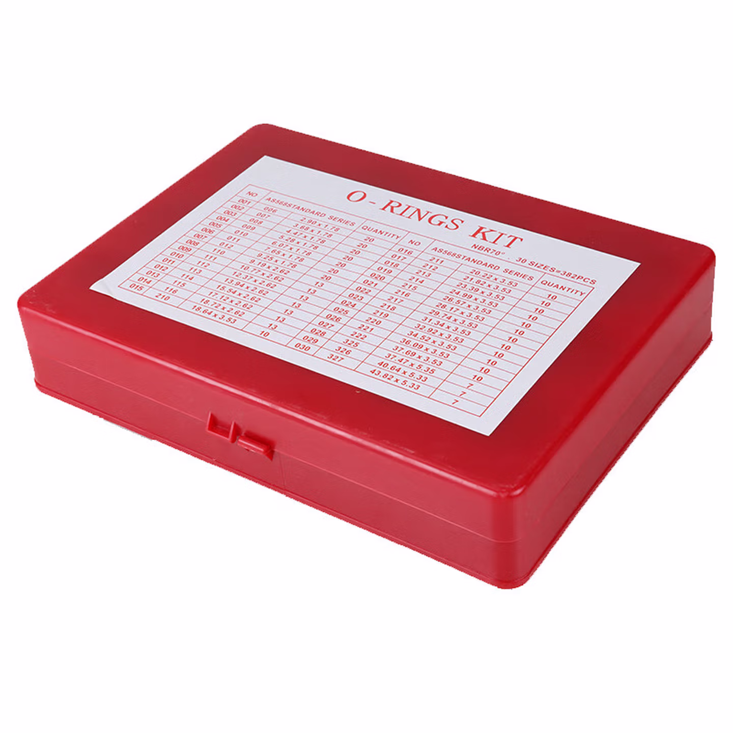 糜鸿 MIEHONEO型圈修理盒液压密封垫圈包nbr耐磨丁腈橡胶o形圈mm红黄绿