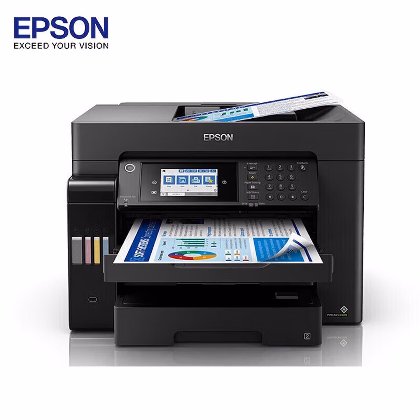 爱普生（EPSON）L15158 MIF A3彩色墨仓式数码打印机 自动双面复印 扫描复印打印传真多功能有线/无线WIFI企业业务