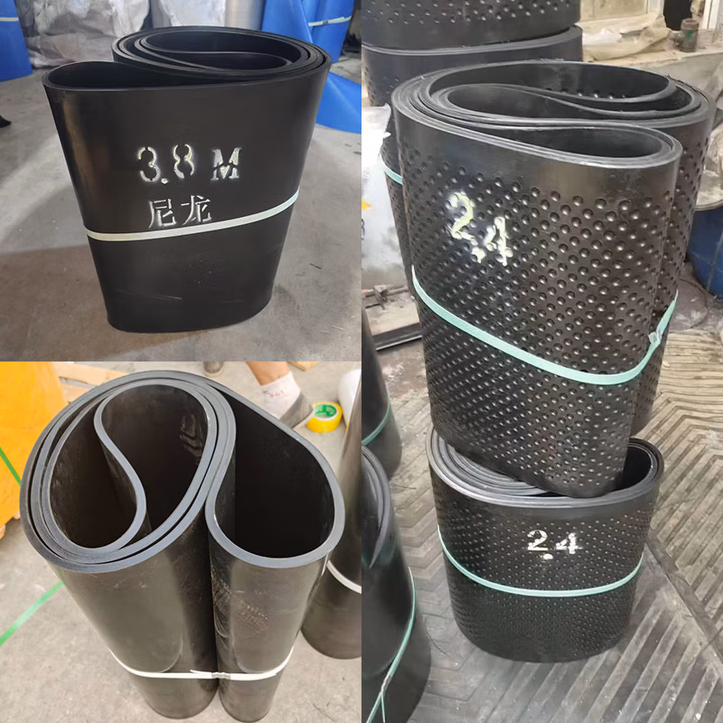 环形输送带无缝接头传送带给煤机输送皮带O型传动带配料机皮带 黑色平面 联系客服报