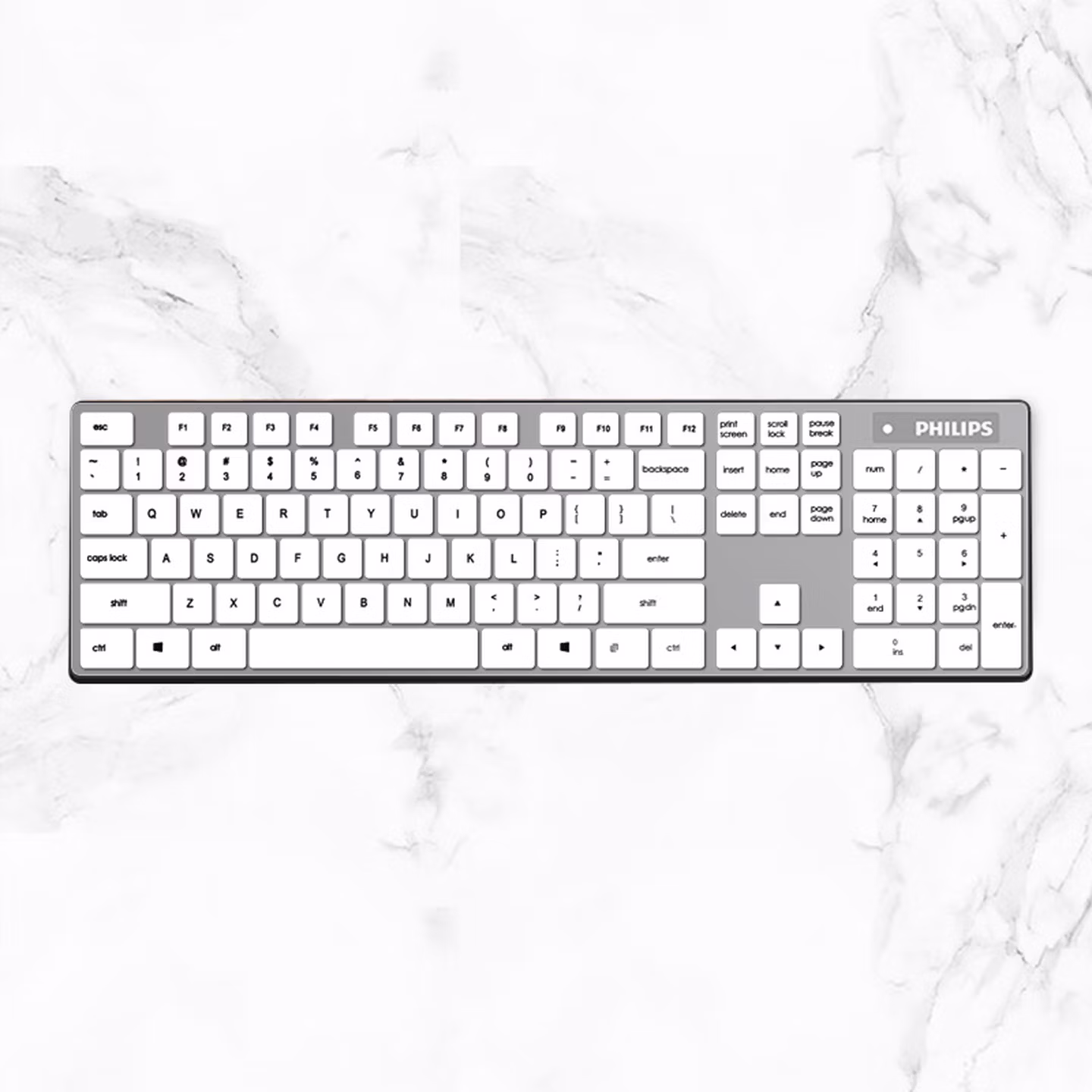 飞利浦（PHILIPS）SPT6103无线键盘鼠标套装 键鼠套装 防溅洒设计 商