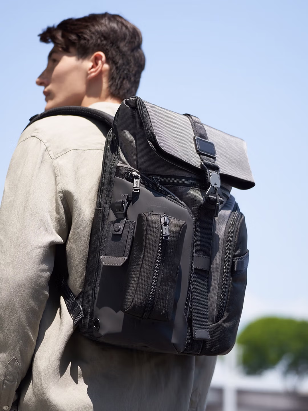 Tumi 途明 Alpha Bravo系列 Logistics 男士翻盖大容量双肩背包 0232759CH Plus会员折后￥1673.73