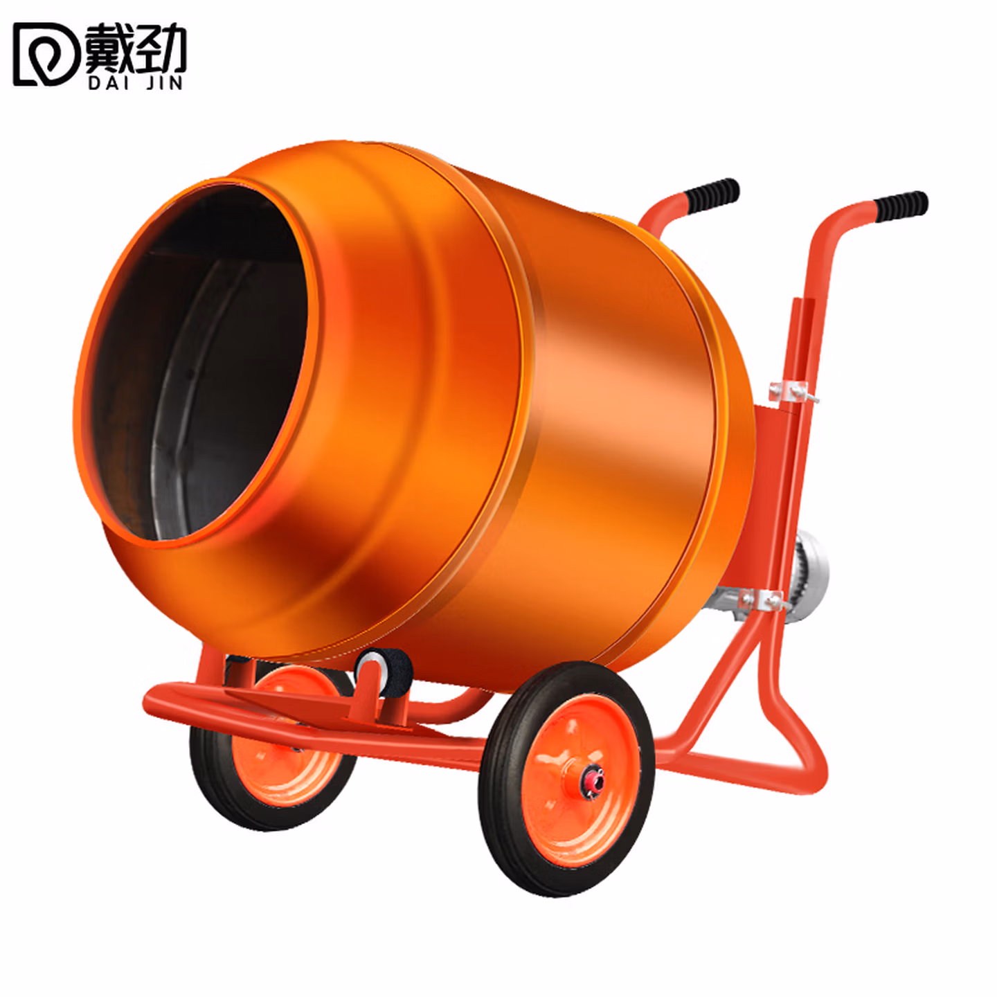戴劲混凝土搅拌机小型家用电动水泥混凝土砂浆饲料工地滚筒式拌料机