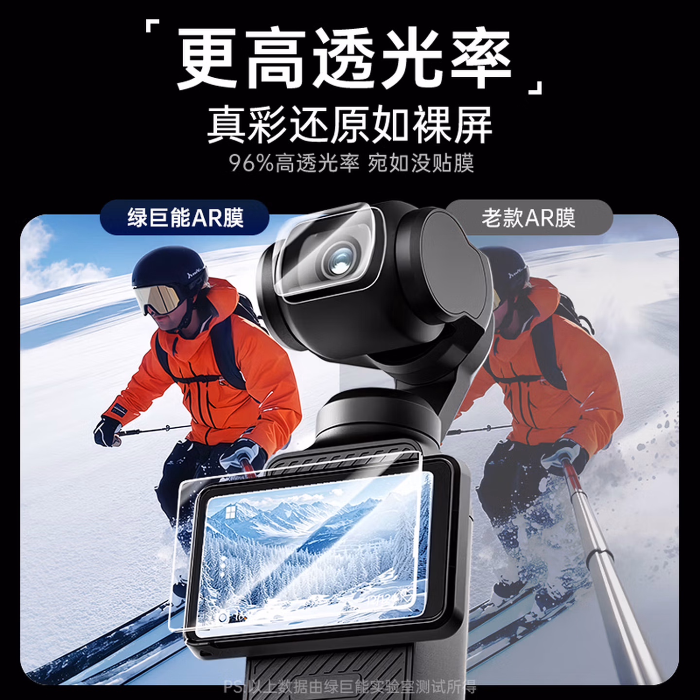 绿巨能（llano）适用大疆pocket3AR膜屏幕保护膜大疆灵眸osmo3运动