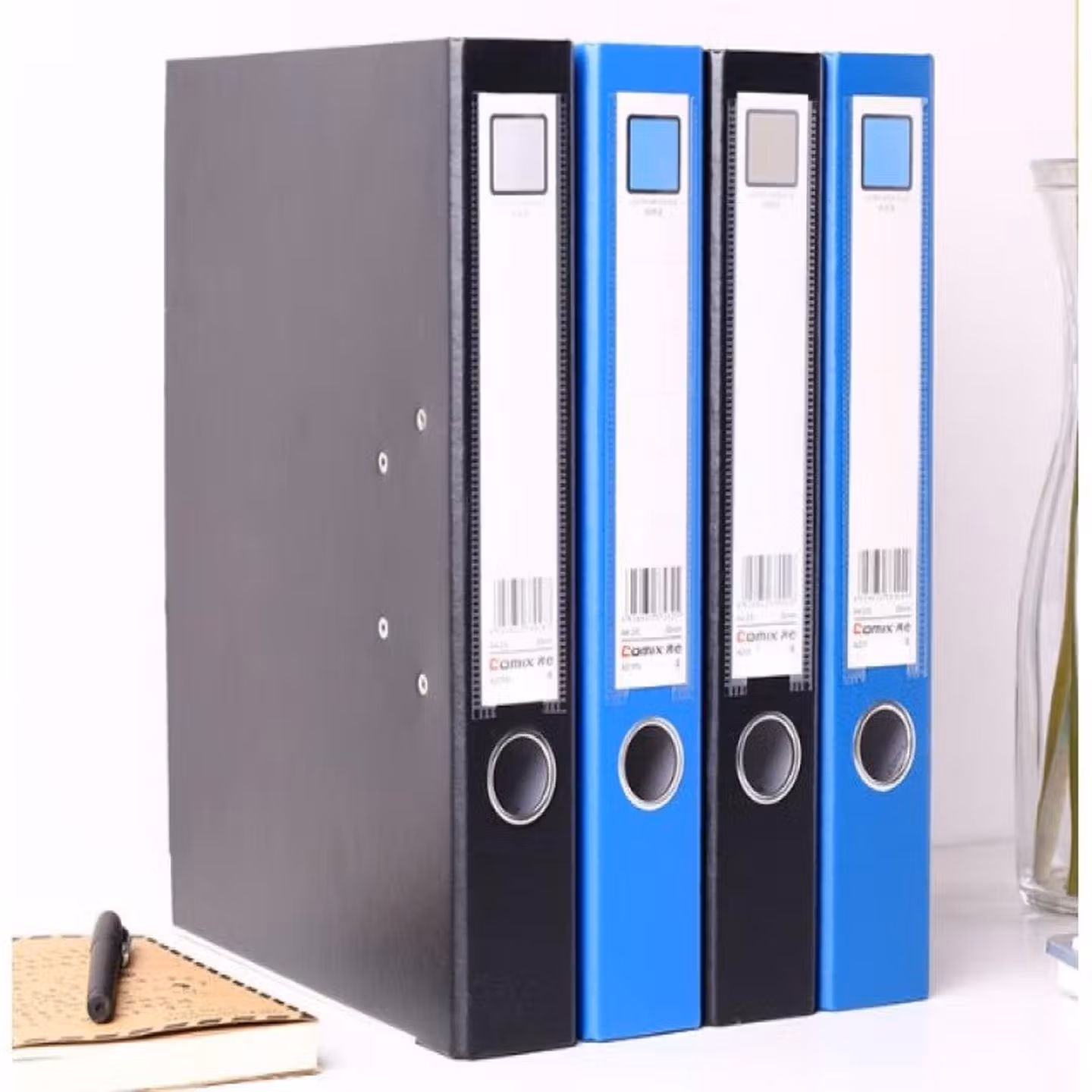 齐心 半包胶快劳夹 A205 A206 黑色A206 3寸