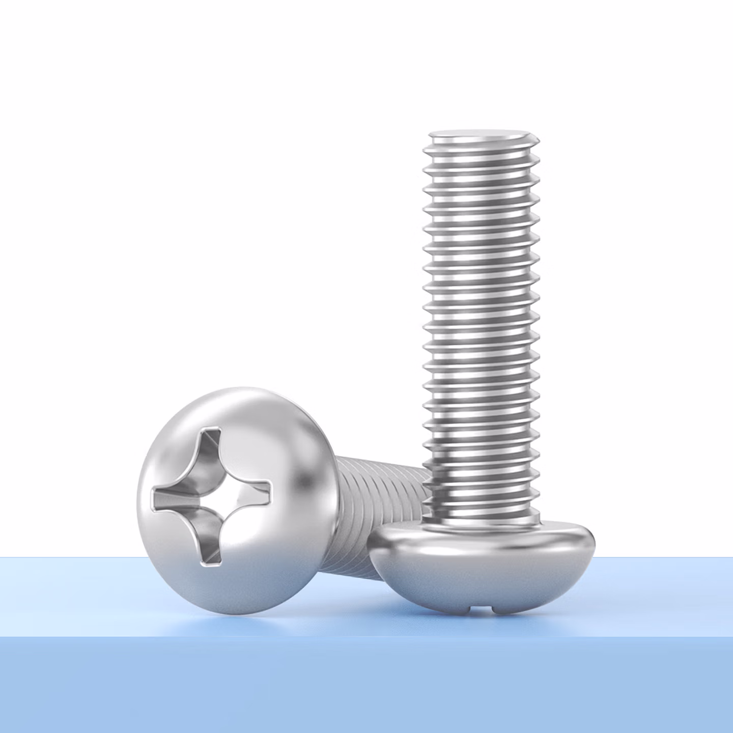 劲功（JINGGONG） 劲功 304不锈钢十字圆头螺丝盘头螺钉半圆头机螺钉GB