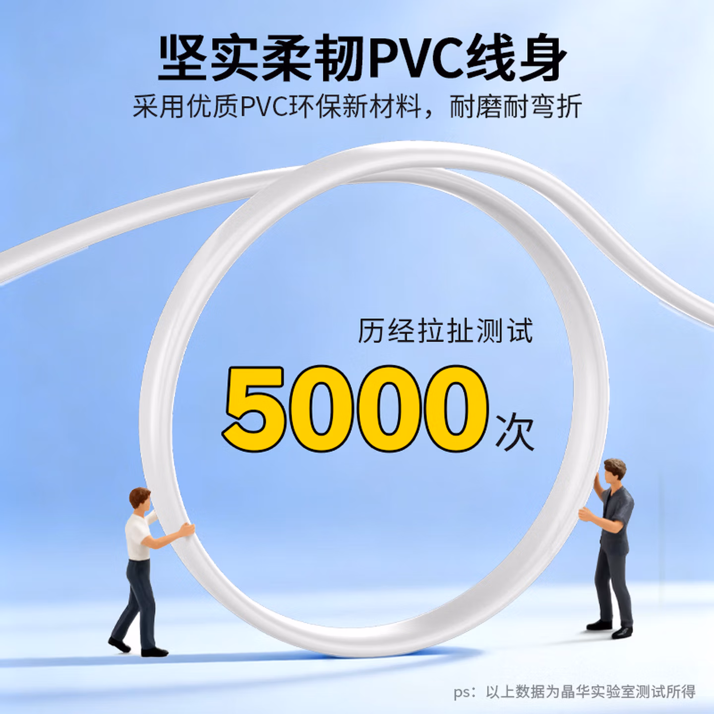 晶华 电话线2芯纯铜多股座机跳线 工程家装布线连接传线真机延长线 带电话水晶头成