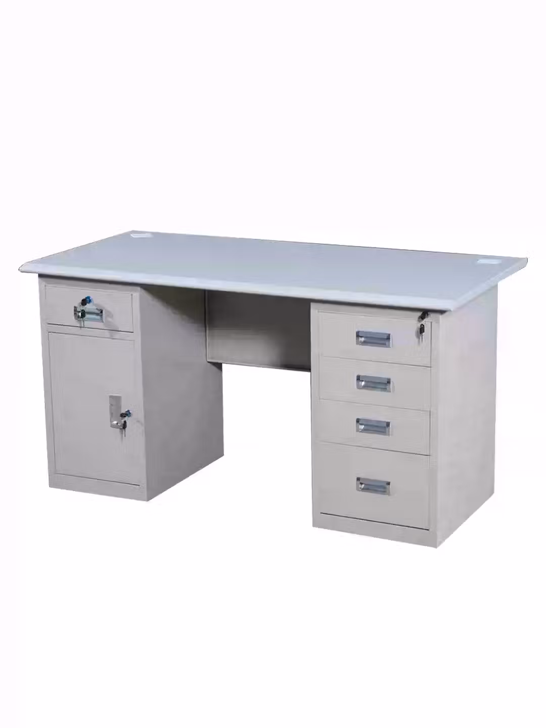 办公电脑桌台式办公室一体财务职员工位桌单人书桌写字台家用