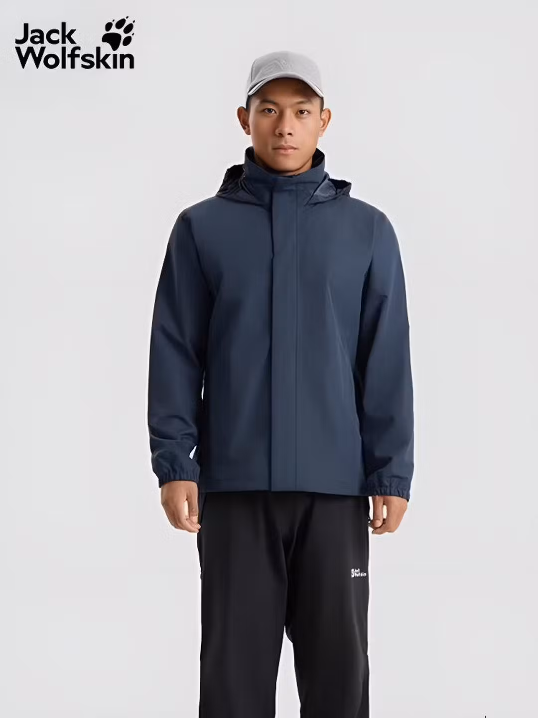 限大码 Jack Wolfskin 狼爪 Stormy 户外防风防水轻盈透汽 男式冲锋衣 5020894 京东优惠券折后￥294.5