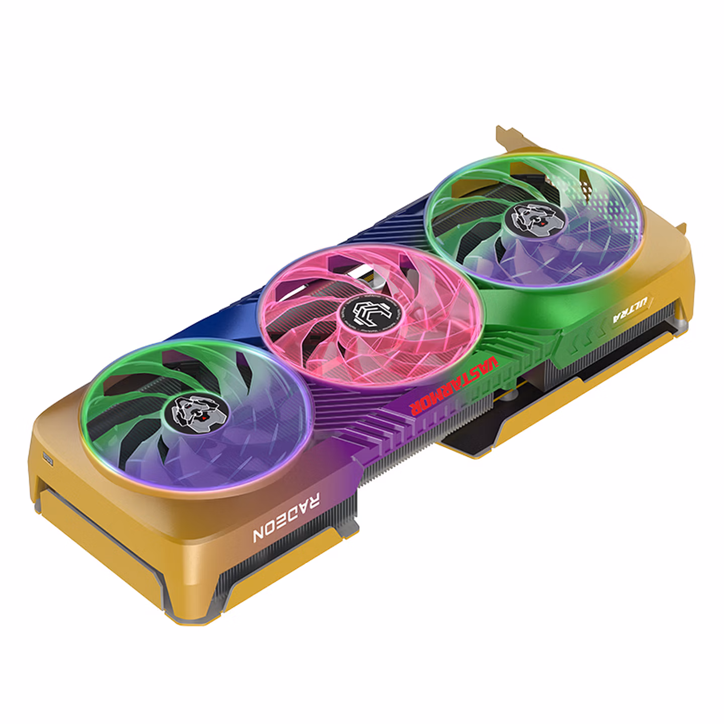 瀚铠（VASTARMOR）AMD RADEON RX 9070 XT 16GB OC 超合金ULTRA (极炫静铠) 升级版 ARGB灯效 电竞游戏AI显卡