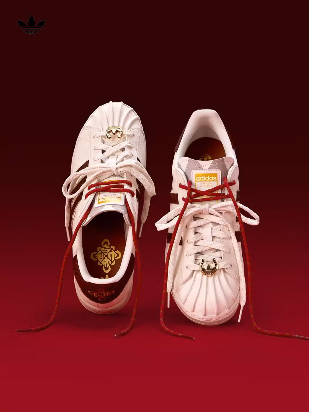 adidas 阿迪达斯 三叶草 SUPERSTAR II 男女经典金标贝壳小白鞋 马年限定款 京东优惠券折后¥464.5