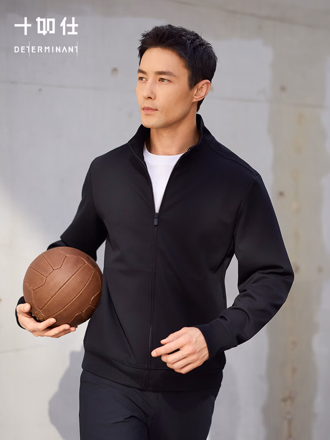 十如仕 斜纹提花 男式立领轻薄夹克 OW05‑05 京东优惠券折后￥179 两色可选