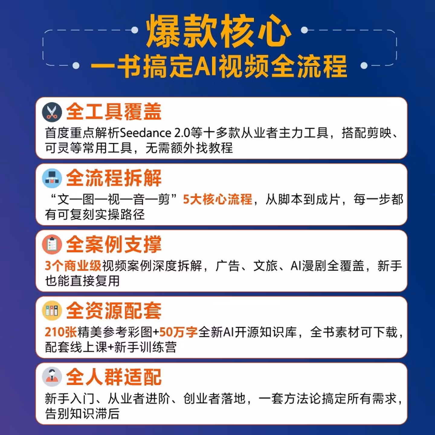 《AI视频一本通：Seedance+即梦+Nano Banana+可灵+剪映+Vidu六合一》