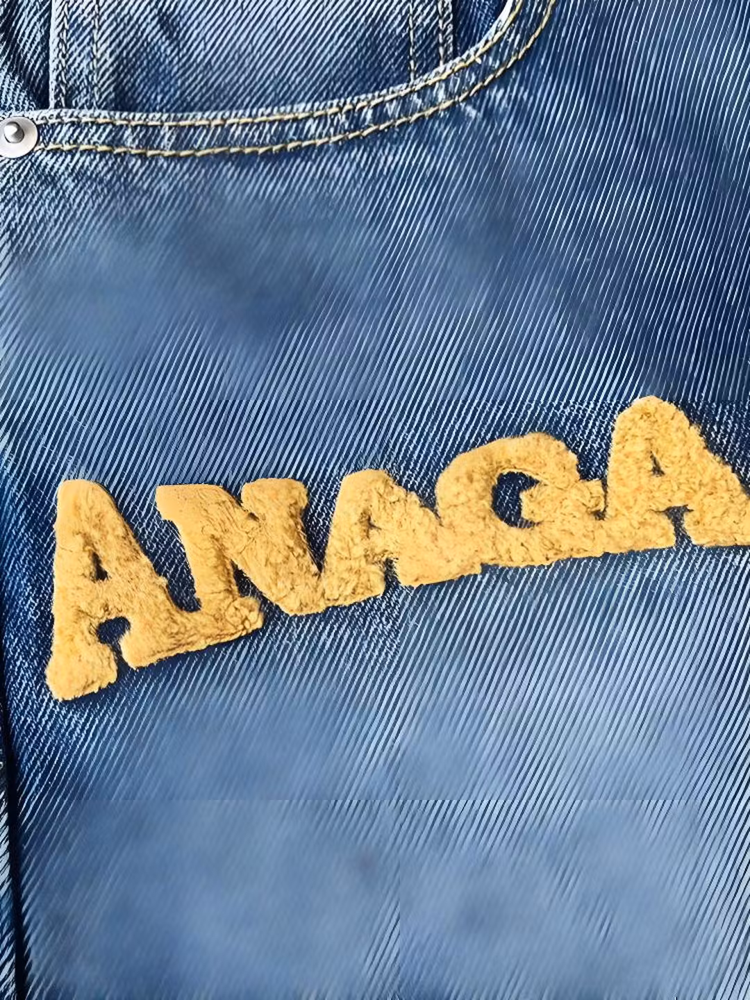 Letter Embroidered Denim Shorts Men's 2026 Summer American Loose Casual Pants Teen Student Five-point Pants, Blue 28_mkmklike.com